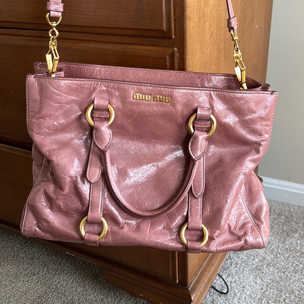 Authentic Miu Miu Vitello Bag